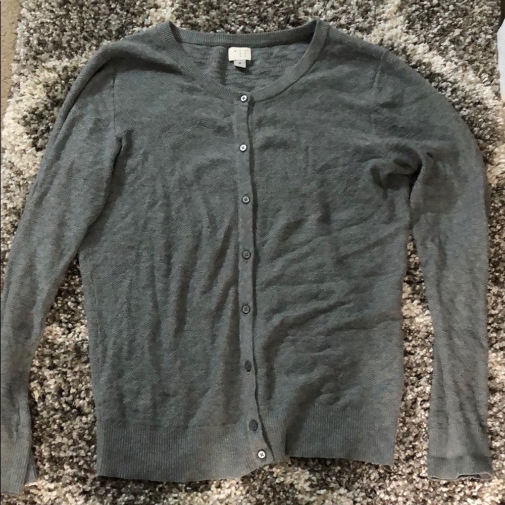 Textured cardigan